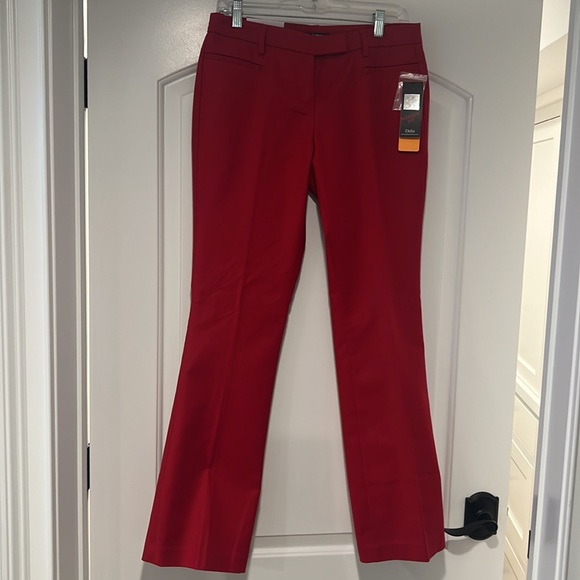NWT Classic Boot Leg Red Trouser - Picture 5 of 10